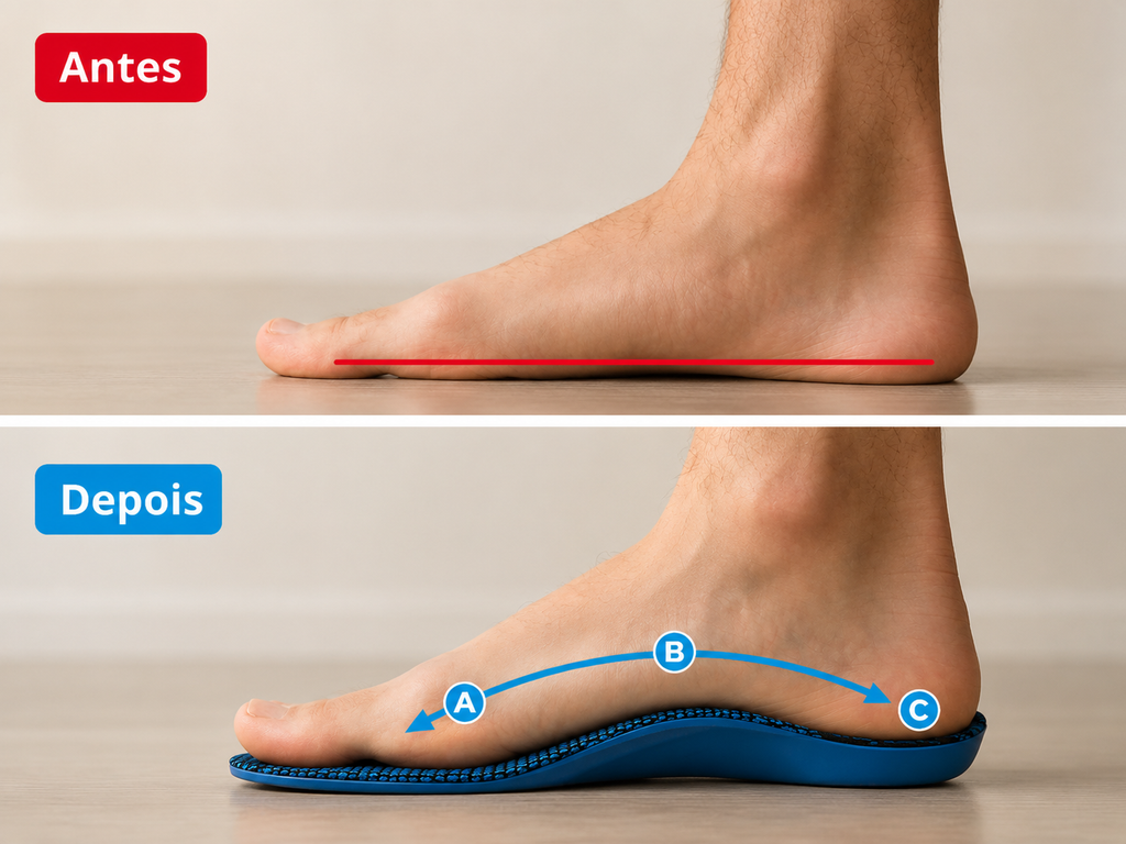 Palmilhas Ortopédicas para Conforto Diário