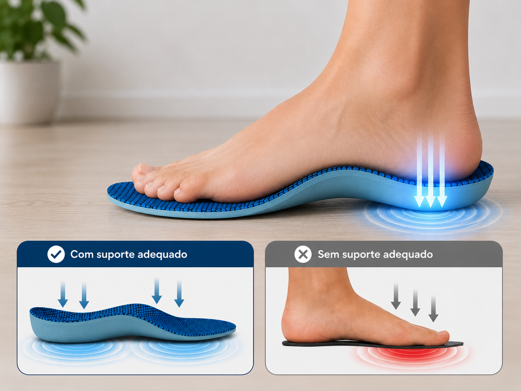 Palmilhas Ortopédicas para Conforto Diário