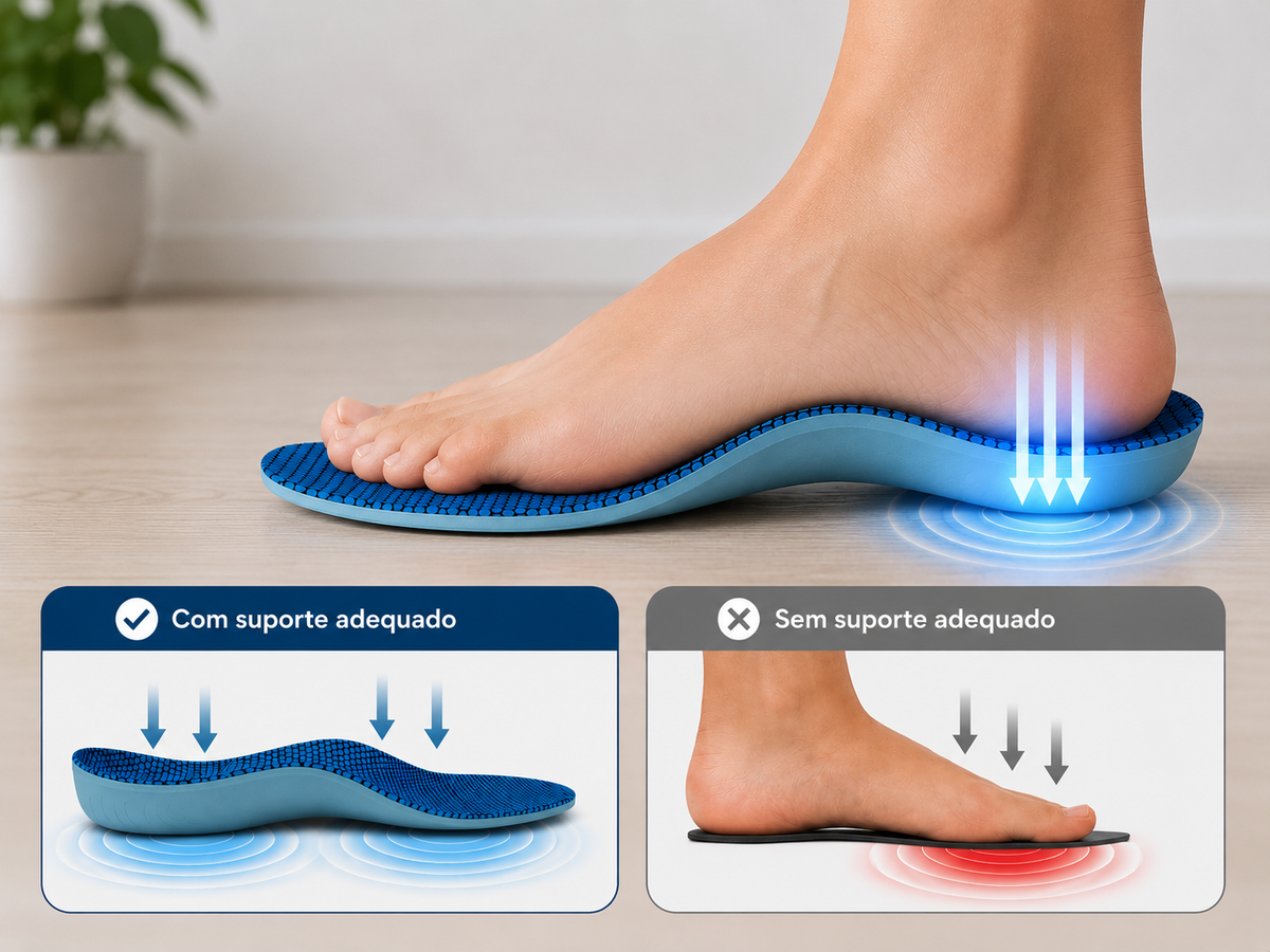 Palmilhas Ortopédicas para Conforto Diário